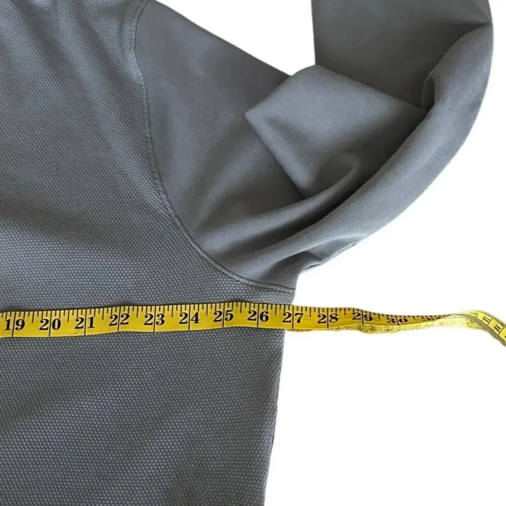 Alfani Gray Quarter Zip Pullover Men’s 3XL Stretch Textured Knit
